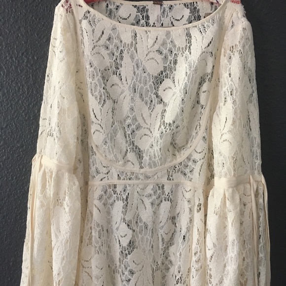 🌙Free People Rubi Lace Mini Dress,NEW - Picture 8 of 8